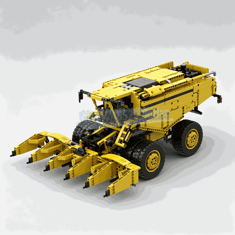 Agriculture Farming Education - 1587-teiliger Erntemaschinen-Farmmaschinen-MOC-Modell-Bausatz, individuelles Puzzle, landwirtschaftliches Fahrzeug,