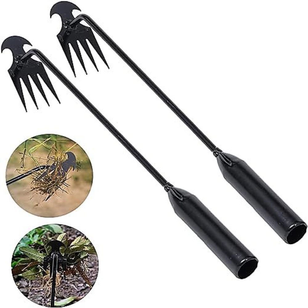 Farming Agriculture Tools - 4 Zähne – Multifunktionaler Hand-Unkrautjäter für