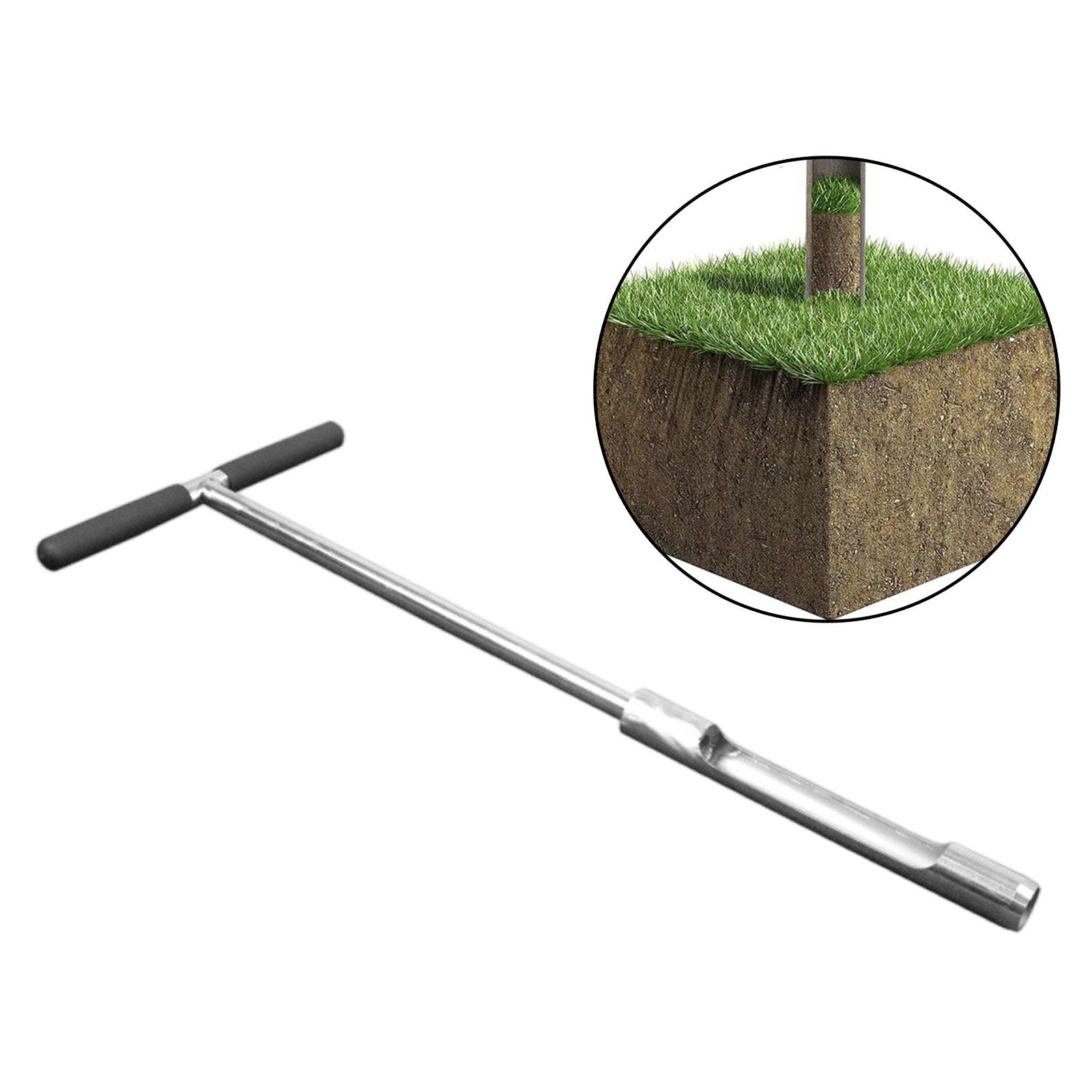 Farming Agriculture Tools - Edelstahl-Bodensampler-Sonde Professionelles Handgehaltenes Kernprobenwerkzeug für Landwirtschaft,